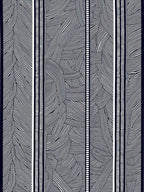 Bold Black White Organic Stripe Rug