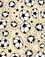 Whimsical Celestial Bodies Stars Rug