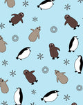 Arctic Friends Penguin Snowflakes Rug