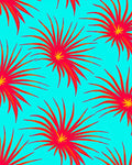 Vibrant Sunburst Floral Accent Rug