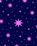 Galactic Pink Starry Night Rug