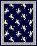 Cosmic Cream Banana Star Jam Rug