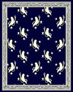 Cosmic Cream Banana Star Jam Rug