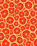 Vibrant Orange Slice Medley Rug