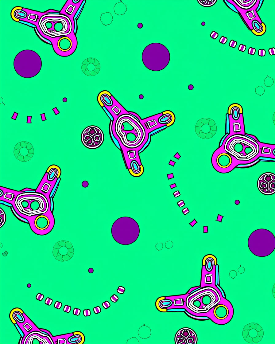 Retro Pink Starburst on Aqua Background Rug