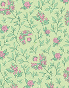 Pale Pink Floral Branch Garden Accent Rug