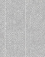 Black White Geometric Labyrinth Textured Rug