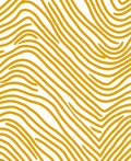 Golden Wavy Stripes Rug