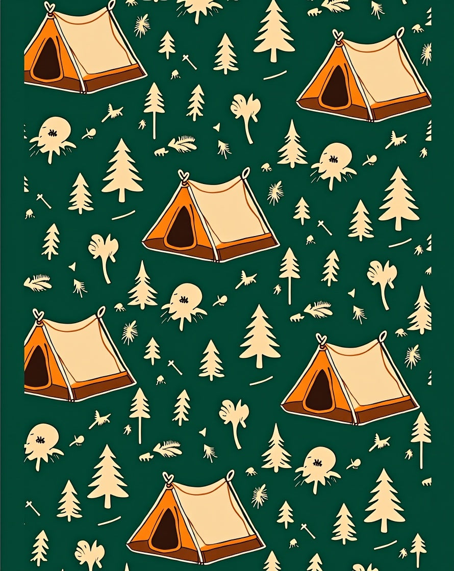Woodland Tent Camp Adventure Rug
