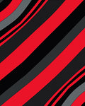 Bold Red Black Gray Stripe Rug
