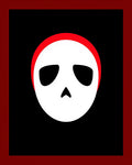 Bold Red Skull Aura Rug