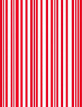 Bold Red White Vertical Stripe Rug