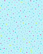 Cute Pastel Scatter Shapes Rug