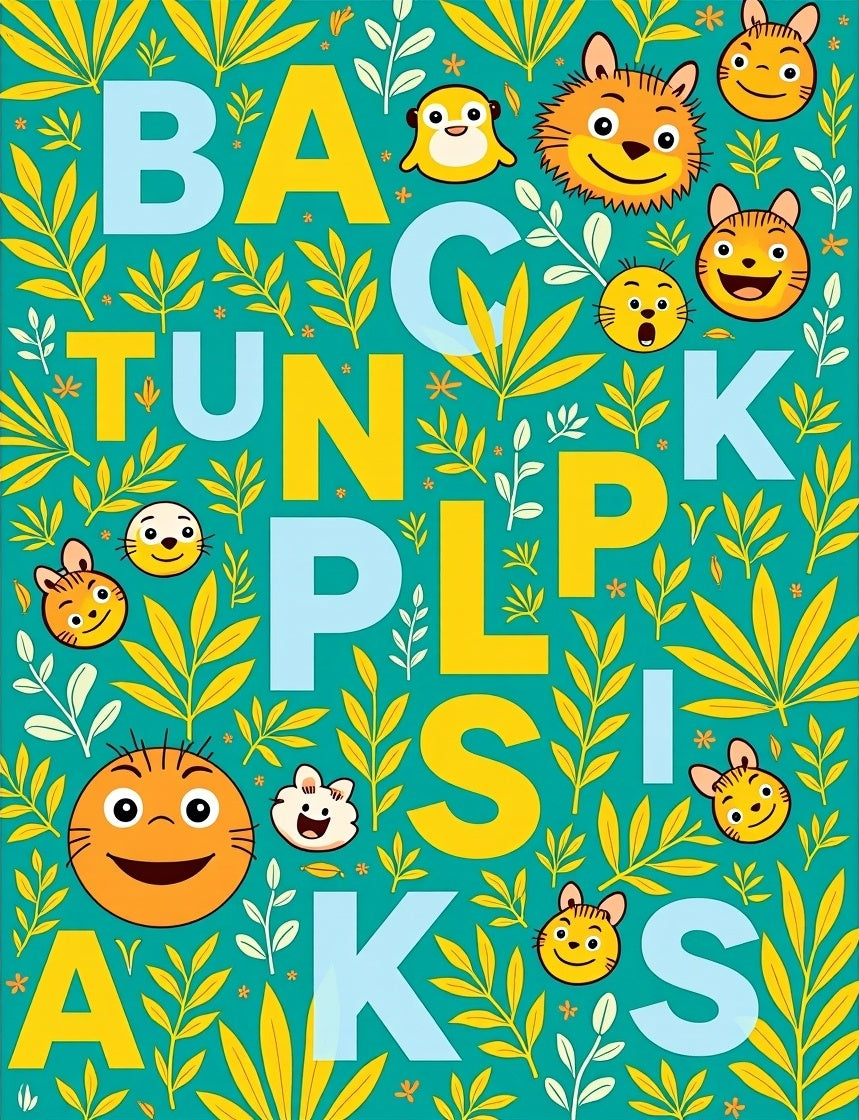 Fun Alphabet Animal Jungle Rug