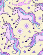 Pastel Unicorn Star Clouds Rug