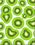 Vibrant Lime Kiwi Slices Rug