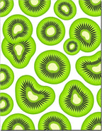 Vibrant Lime Kiwi Slices Rug