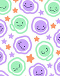 Whimsical Pastel Egg Stars Rug