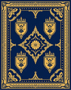 Ornate Royal Crest Medallion Rug
