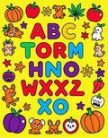 Alphabet Animals and Fruits Collage Rug