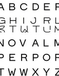 Alphabet Typography Monogrammed Rug