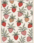 Vintage Strawberry Garden Cream Rug