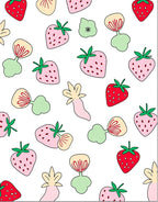Sweet Strawberry Cloud Garden Rug
