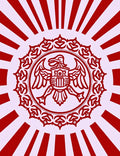 Crimson Eagle Sunburst Medallion Rug