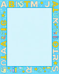 Alphabet Border With Stars And Books Rug