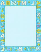 Alphabet Border With Stars And Books Rug