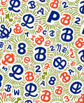 Retro Alphabet Explosion Rug