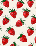 Red Summer Strawberry Patch Rug