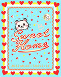Cute White Mouse Hearts Sweet Home Rug