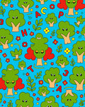 Whimsical Green Alphabet Trees Rug