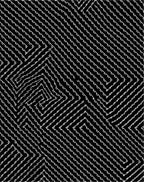 Monochromatic Abstract Interlocking Lines Rug