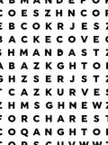 Typographical Black White Alphabet Grid Rug