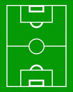 Green Court Playing Field Rug