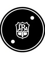 Monochromatic Shield Emblem Round Rug