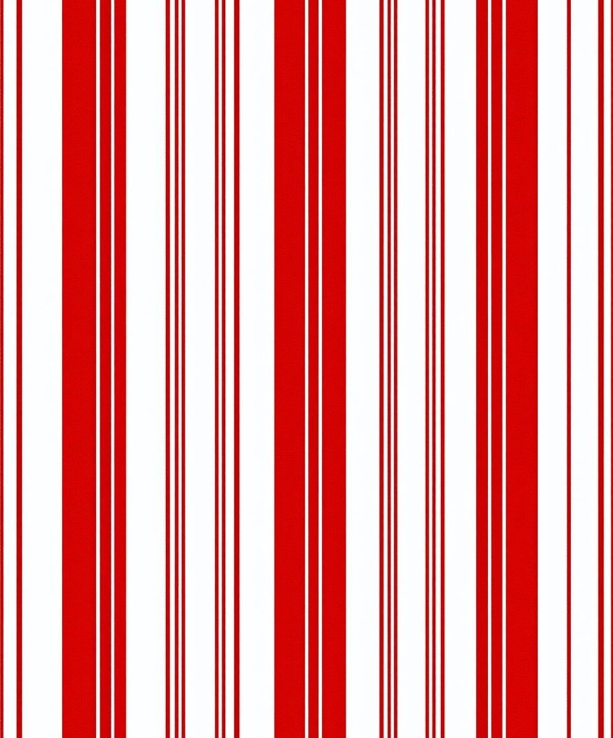 Bold Scarlet Stripes Rug