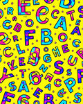 Bold Alphabet Splash Rug