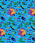 Abstract Faces And Foliage Rug