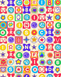 Playful Alphabet And Star Blocks Rug