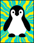 Bold Blue Yellow Penguin Radiance Rug