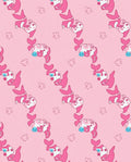 Sweet Pink Kawaii Fish Floral Rug