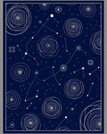 Cosmic Swirl Constellation Night Rug