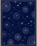 Cosmic Swirl Constellation Night Rug