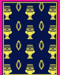 Golden Trophy Laurel Navy Rug