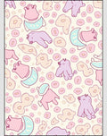 Pastel Creatures Pastel Rounds Background Rug