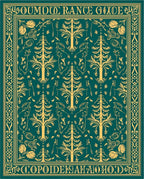 Emerald Trees Forest Symmetry Rug
