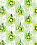 Green Kiwi Slice Repeat Rug